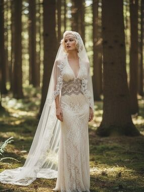Handmade Vintage 1920s Wedding Gown By Anna Campbell of Australia - Size S NWOT